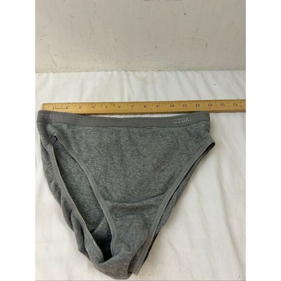 VS xlVictoria Secret High Leg Brief Panties nwot gray rn#54867 - Picture 2 of 9